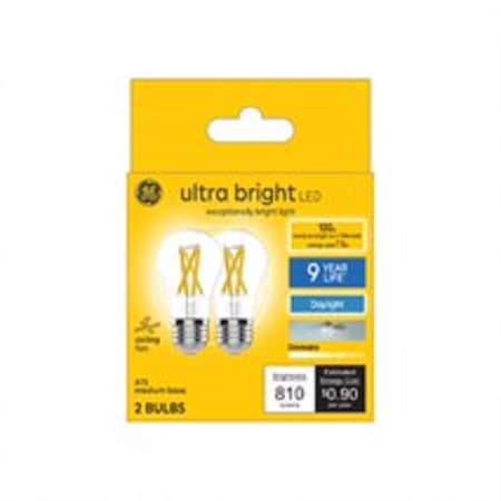 Current GE Ultra Bright A15 E26 (Medium) LED Bulb Daylight 100 Watt Equivalence 2 pk 93121710